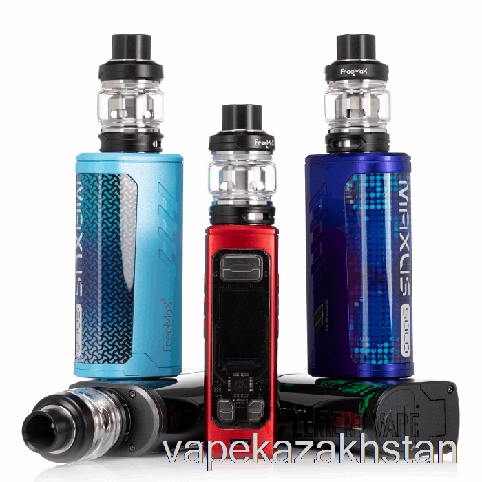 Vape Disposable Freemax Maxus SOLO 100W Starter Kit Silver